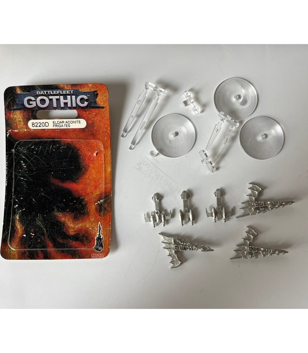 Games Workshop Battlefleet Gothic Eldar Aconite Frigates New-open blister pack